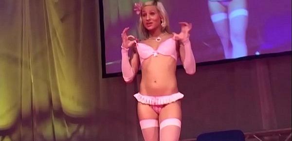  skinny teen doll naked on stage